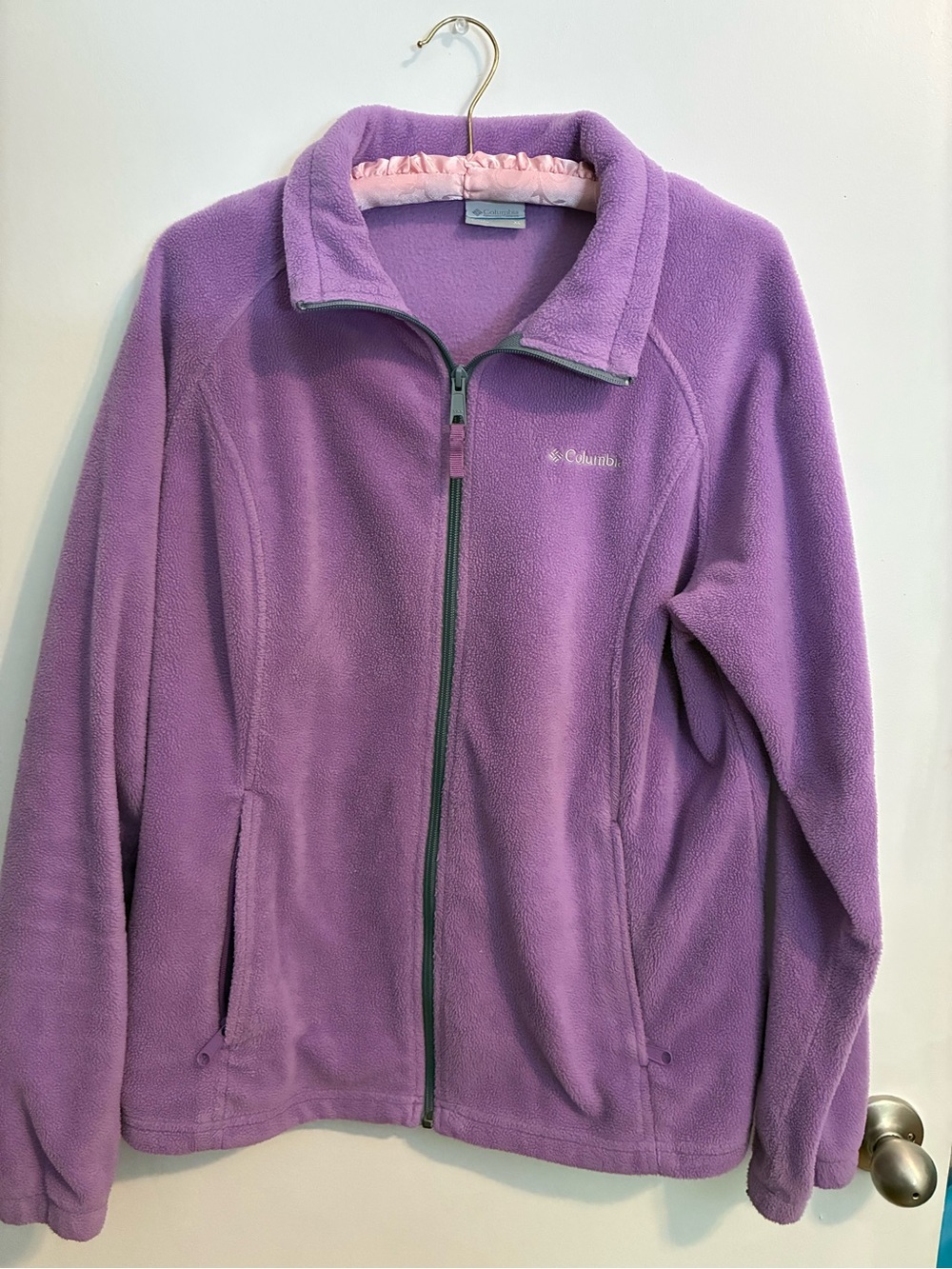 Columbia Women’s Purple Fleece Jacket - Cozy Full-Zip